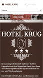 Mobile Screenshot of hotelkrug.de